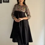 Beautiful Empire Waistline Kurti With Plazzo