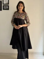 Beautiful Empire Waistline Kurti With Plazzo