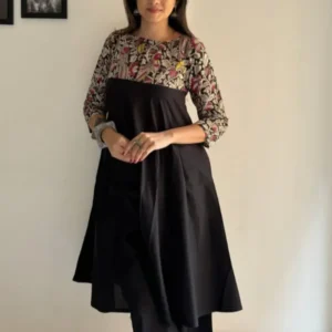 Beautiful Empire Waistline Kurti With Plazzo