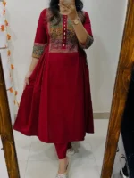 Cotton Kurti and Palazzo Set