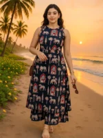 Cotton Printed Kurti and Palazzo Set