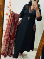 Premium Heavy Rich Dhabu Cotton Aline Suit
