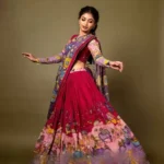 Kalamkari Print With Hand Work Fully Stiched Printed Lehenga Choli